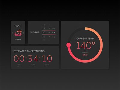 Daily UI #014: Countdown Timer daily ui dailyui dailyui014 dashboard smart home ui ui design
