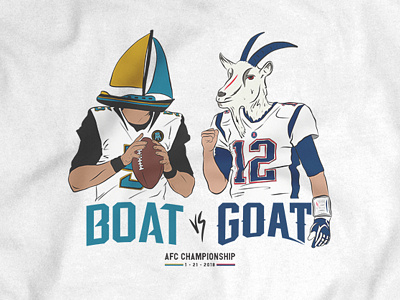 BOAT vs GOAT barstool bortles brady football jacksonville jags jaguars new england nfl patriots shirt sports