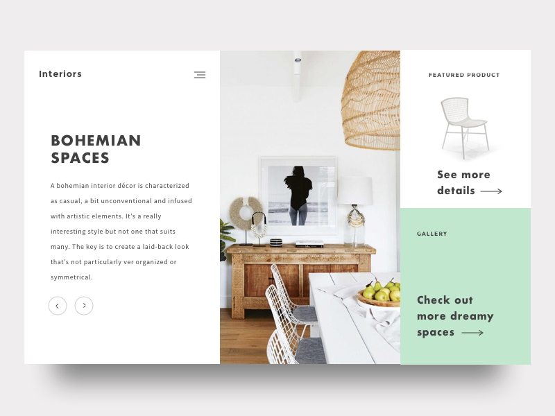 Example of Bohemian Spaces