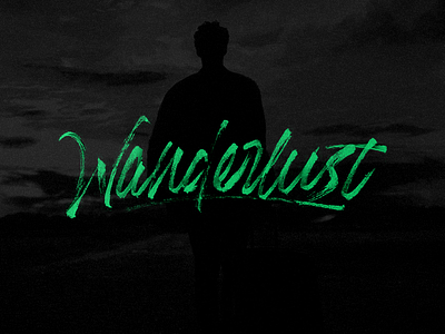 Wanderlust 🌏 calligraphy hand lettering handmade lettering typography wanderlust