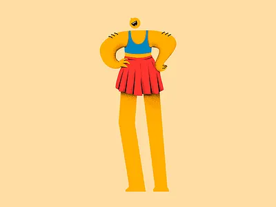 Character for a poster. character design illustration