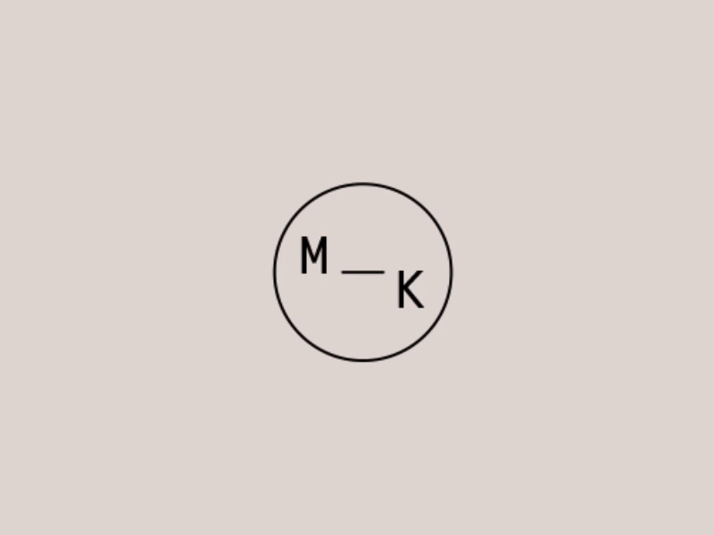 Personal Logo Mark animation badge branding circle initials logo portfolio