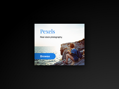 MPU advertisment 098 dailyui pexels stock photography