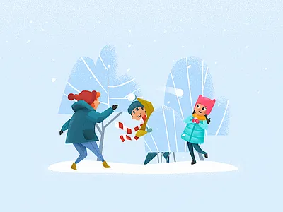 Snowball Battle battle blue cold fight freezing snowball textures winter