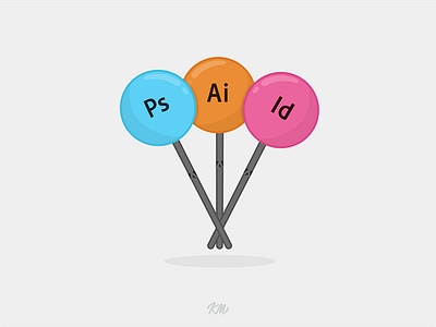 Adobe lollipops adobe illustration illustrator indesign lollipops photoshop stroke vector
