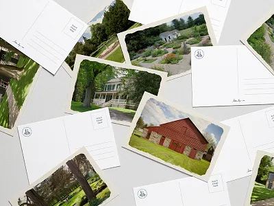 Postcard Set barn brand branding design event homestead illustration john jay katonah logo new york notecard oil paintings oils painting postcard poster stationery upstate new york