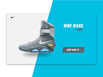 Single Product Page dailyui nike shoes shot