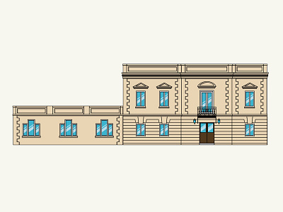 Embassy of Azerbaijan architecture azerbaijan building embassy vector