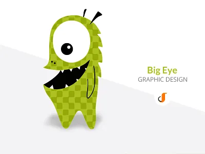 Big Eye app character company design eye graphic illustration it kids minimal monster vector