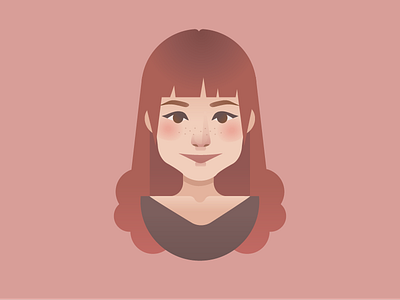 Hello Dribbble! graphic illustration portrait vector