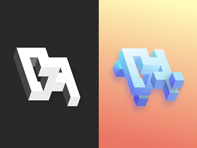 BFCA Logo impossible geometry logo vector