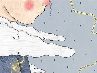 Make Art From Your Heart art cloudy emotion heart illustration rain thunder winter