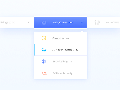 Dropdown 027 control dailyui dropdown weather