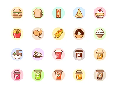 Food icons food icon