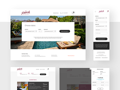 Benson Case Study app booking engine design hotel layout pms type ui web web application website