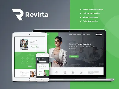 Revirta | Virtual Assistant WordPress Theme advisor website template business wordpress theme corporate wordpress theme web design webdesign wordpress wordpress template wordpress theme