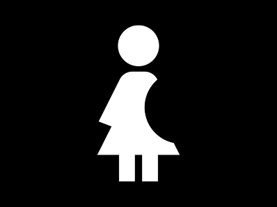 a Bitten Apple apple bitten girl icon symbol