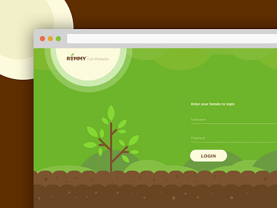 Remmy admin panel coir green login page plants remmy web