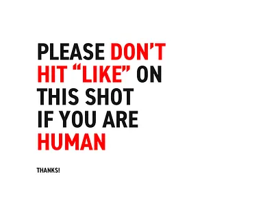 Are you using Bot to run your Dribbble account? scam ui ux