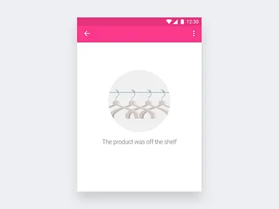 Firstshot emptystate hanger product sotre ui