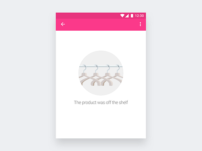 Firstshot emptystate hanger product sotre ui