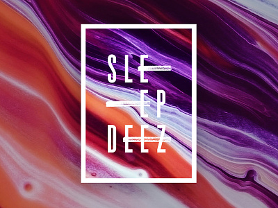 Sleep Deez Logo design graphic logo music sleep deez type