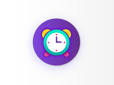 Icon for alarm clock app alarm app clock colorful icon ios mobile