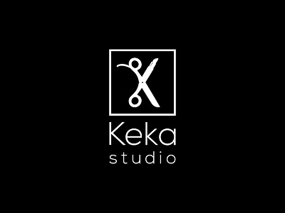 Keka - make up & hairstyle studio logo logo design