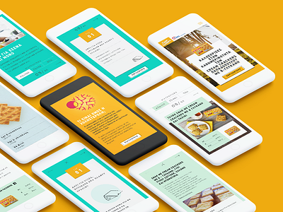 Beta-Glucan mobile nutrition ui ux website