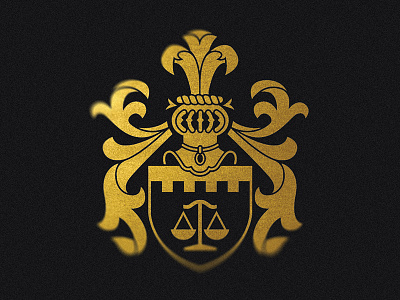 Law2 crest identity illustration knight