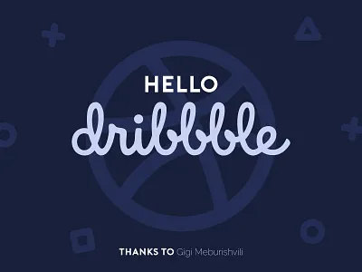 Hello Dribbble ! debuts dribbble hello