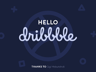 Hello Dribbble ! debuts dribbble hello