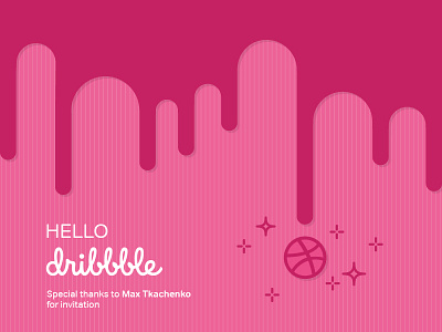 Hello Dribbble debut hello