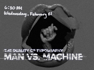 Man Vs. Machine: Dribbble Meetup, 2-21-18