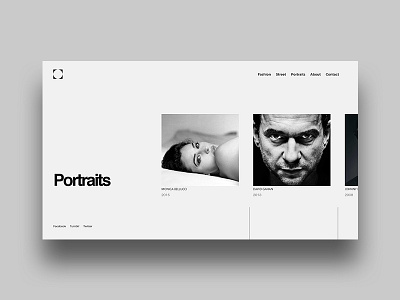 Portfolio website layout adobe xd layout prototype ui ux website