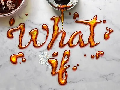 so non dribbbleable raster 3d bubbles coke cutsom execution fluid lettering liquid raster spill type typography