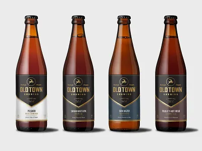 Family Portrait beer beer label bottle brewery craft beer design mockup northwest package design portland typography vintage