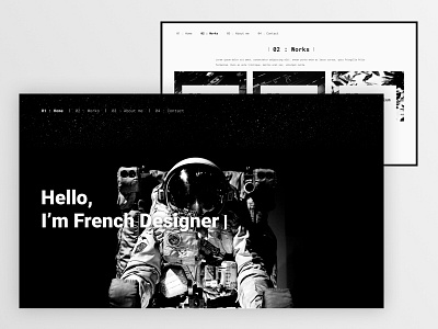 Univers portfolio portfolio sketch space template