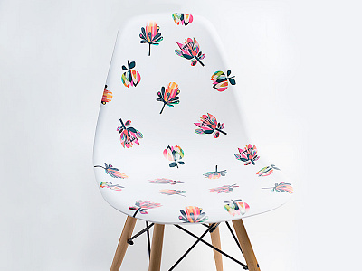 In/Visible Talks: Chairs branding case study chairs tattly flowers graphic design identity