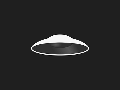 Ufo Music creative identity logo mark music shape symbol