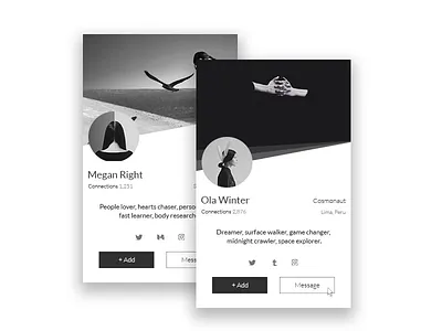 Daily Ui #006 - User Profile 006 daily ui ui design user data user profile ux design