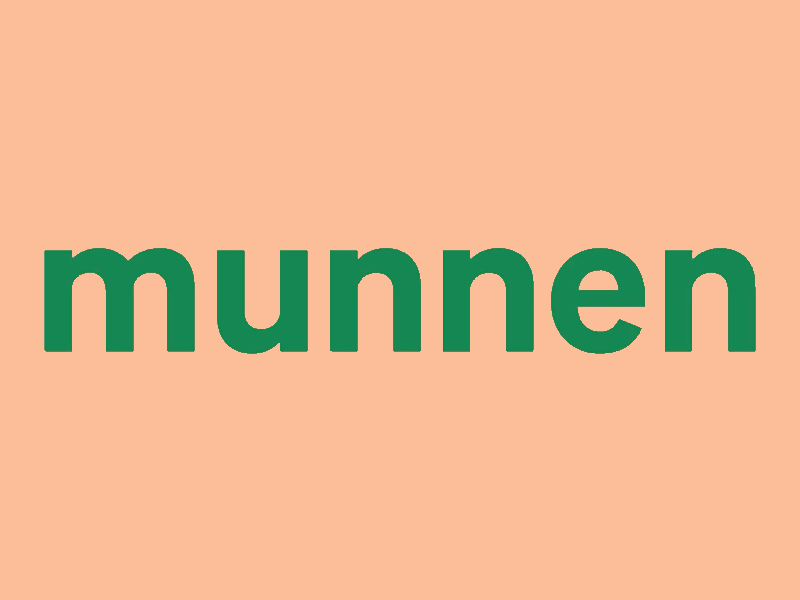 Munnen logotype animated logotype beer beer logo brewery home brewery logo logotype motion munnen hembryggeri