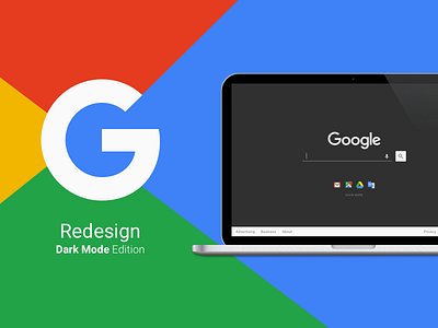 Google Search Redesign dark theme google i3google icons material design minimalism redesign search shortcuts
