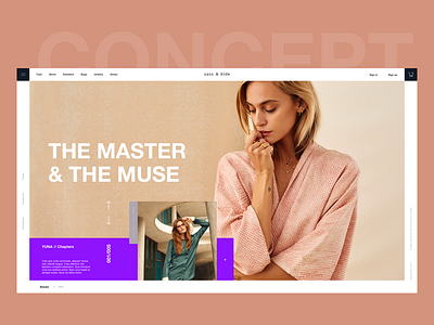 Sass & Bide ecommerce grid magazine minimal ui ux website