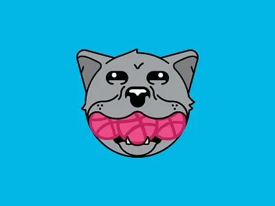 Hey there Dribbble animal debut dog lineart