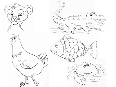 Illustrations on paper illustrations on paper