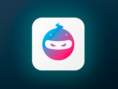 Daily UI #005 App Icon 005 app app icon daily dailyui gradient icon ninja