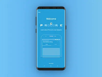 Welcome to Procore's redesign android construction drawings graphics intro sketch technical ui ux walk me