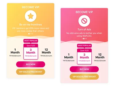 Waplog Become Vip - iOS app dating ios premium purchase redesign vip waplog