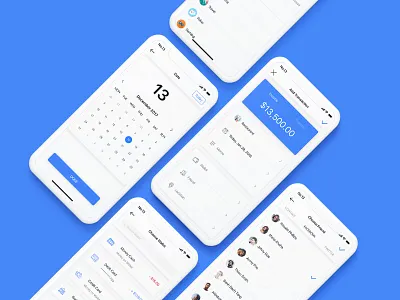 Finey UI KIT Add Transactions app finey ios iphone iphonex kit logo mobile template ui